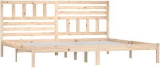 vidaXL Bed Frame without Mattress 180x200 cm Super King Solid Wood Pine vidaXL
