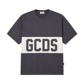 GCDS Gcds - T-Hemden - Heren - Tops - Grijs - Maat: M