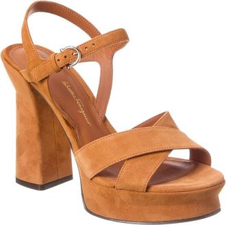 Ferragamo Sonya Suede Sandal
