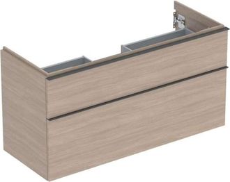 Keramag Keramag - Geberit Icon Mueble Bajo Lavabo, 2 Cajones, 118,4x61,5x47,6 Cm