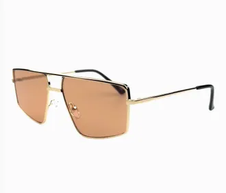 Otra Eyewear Womens Jordan Sunglasses In Gold/brown