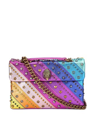 Kurt Geiger large Kensington studded shoulder bag - women - Calf Leather - One Size - Pink