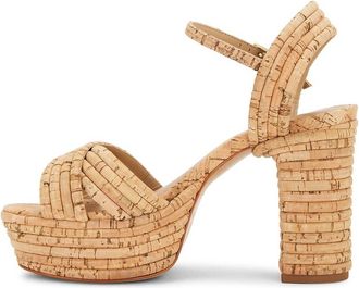 Schutz Womens Latifah Platform Sandals In Natural
