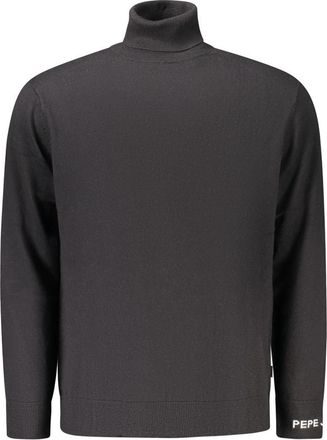Pepe Jeans London Mens Turtleneck Long Sleeve Sweater - Dark Grey Cashmere - Size X-Large