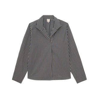 Ines De La Fressange Dames, Blouses & Shirts, Blauw, Maat: M Katoen