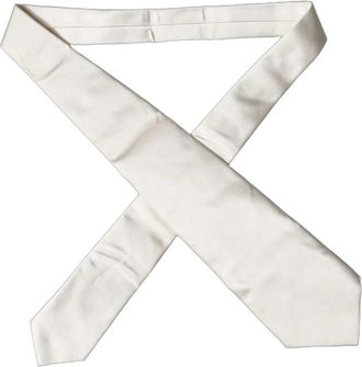 Dolce & Gabbana Ties, female, White, Size: ONE SIZE Necktie