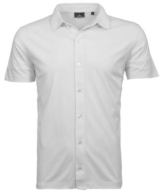 Ragman Poloshirt RAGMAN, Herren, Gr. XXL, weiss (wei&szlig;), Baumwolle, regular fit, ohne Ausschnitt, Shirts Poloshirt