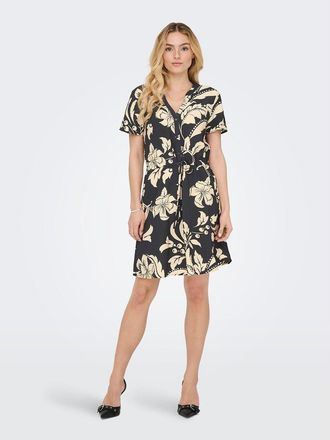 Jacqueline de Yong Korte jurk, bedrukt, V-hals
