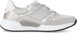 Gabor Sneaker Low - Dames - Sneakers - Grijs - 38 EU - Leer - Schoenen
