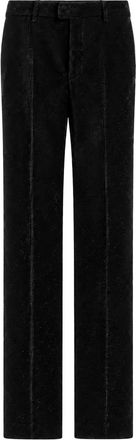 Philipp Plein Pantalones Rectos Glitter - Trousers - Mujer - Negro - XL