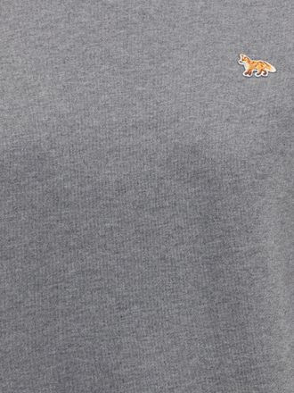 Maison Kitsun&eacute; Embroidered Logo Sweatshirt - Gray