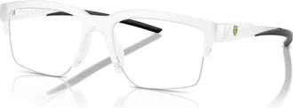 Ferrari 54mm Irregular optical glasses in Grey at Nordstrom