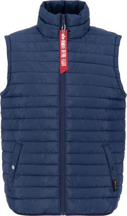 Alpha Industries Alpha Industries Mens Puffer Light Vest - Navy - Size Medium