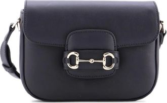 Gucci Horsebit 1955 leren mini schoudertas - Zwart