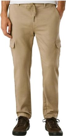 Pepe Jeans London Cargo Gymdigo Broek Trendy Comfortabel Beige - Heren - Slim Fit Broeken - Beige - W33 - Broeken