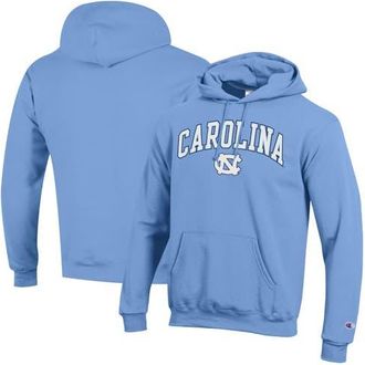 Champion Mens Champion Carolina Blue North Carolina Tar Heels Arch Over Logo Pullover Hoodie in Light Blue at Nordstrom, Size Medium