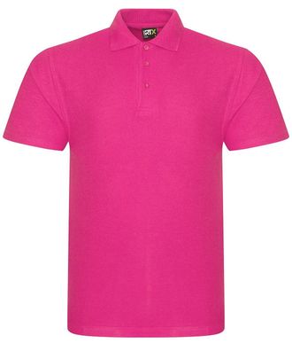Generic Mens Ultimate Workwear Pro Polo T-Shirt, Polo T-Shirts Suitable for Workwear and Casual wear RX101 Fuchsia