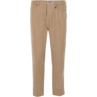 John Richmond Slim-fit Jeans, male, Beige, Size: W31 Uma24085Je Jeans