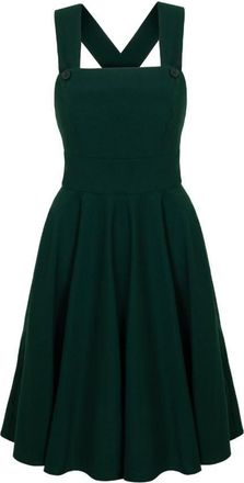 Hell Bunny Patti Pinafore Dress Blk