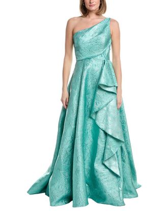 Rene Ruiz One Shoulder A-Line Gown