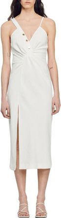 Sandro Esmee Dress in Ecru at Nordstrom Rack, Size 1 (Fits Like 2-4 Us) / 36 Eu