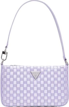 Guess Twiller Mini Bag - Dames - Schoudertassen - Paars - ONE Size - Polyester - Tassen