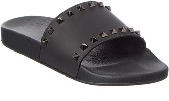 Valentino Rockstud Rubber Slide