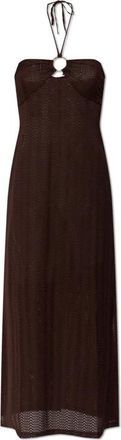 Melissa Odabash Harriet Dress - Dames - Maxi kleedjes - Bruin - S - Polyester - Kleedjes