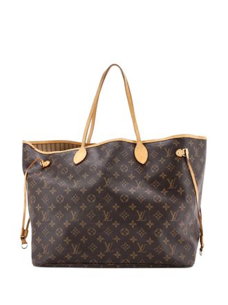 Louis Vuitton Borsa tote Neverfull GM in tela con monogramma - Marrone