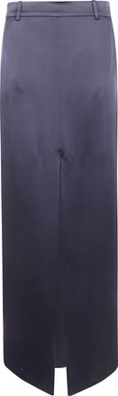 Tom Ford Crepe Envers Satin Tailored Skirt