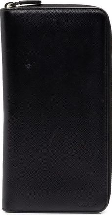 Prada Pre-owned Prada Saffiano Zip Around Long Wallet Unisex QXPSE3BLX2PH510Y