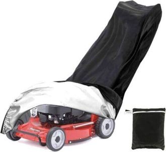 OEM Funda Impermeable Y Antipolvo Para Cortac&eacute;sped, Fabricada En Poli&eacute;ster 210d Con Cord&oacute;n Ajustable Y Bolsa De Almacenamiento (193 X 63,5 X 112 Cm)