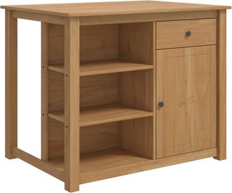 vidaXL Juego De Isla De Cocina 2 Uds. Panama Cera De Miel Pino Macizo Vidaxl