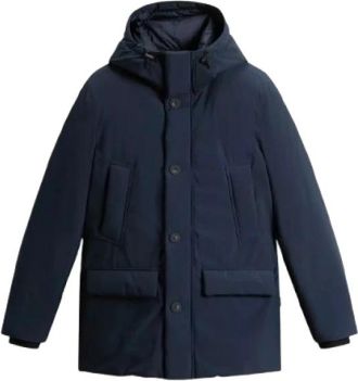 Woolrich Cloud Artic Parka Navy - Heren - Parka Jassen - Blauw - S - Wol - Jassen