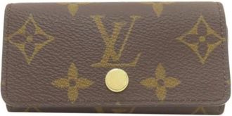 Louis Vuitton Pre-owned Canvas Sleutelhanger - Dames - Vintage Accessoires - Bruin - ONE Size - Vintage
