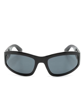 Moschino Occhiali da sole biker - Nero