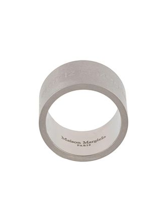 Maison Margiela numbers tyre ring - men - Silver - 2