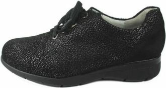 Waldl&auml;ufer Gestreepte schoenen - Dames - Schoenen - Zwart - Maat: 34 1/2 EU Leer