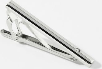 Mon Art Mens Swarovski crystal tie clip