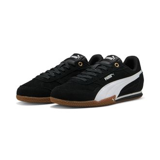 Puma Sneaker PUMA BELLA DONNA SD, Damen, Gr. 37,5, weiss (puma schwarz, puma wei&szlig;), Leder, unifarben, Schuhe Sneaker