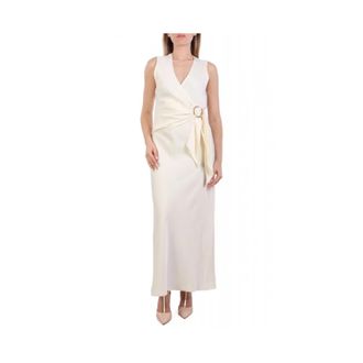 Marella Titano Dress - Dames - Maxi kleedjes - Beige - M - Kleedjes