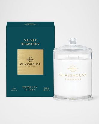 Glasshouse Fragrances Velvet Rhapsody Candle, 13.4 oz