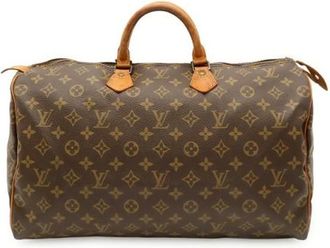 Louis Vuitton Pre-owned Monogram Speedy Travel Handbag - - Pre-owned - Donna - Marrone - ONE SIZE