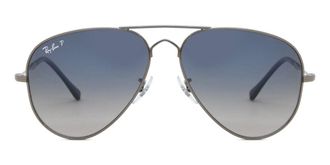 Ray-Ban RB3825 Old Aviator Polarized 004/78 Mens Sunglasses Gunmetal Size 58