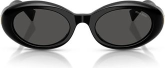Miu Miu Mub 09S Zonnebril - unisex - Zonnebrillen - Zwart - 52 MM - Accessoires