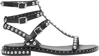 Ash Play Sandaal - Dames - Sandalen - Zwart - 35 EU - Leer - Schoenen