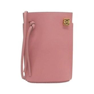 Loewe Pre-owned Bucket Bags, female, Pink, Size: ONE SIZE Pre-owned Shoulder Bag