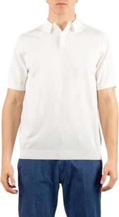 Hindustrie Polo Shirt - male - Hindustrie - Polo Shirts - White - XL - Tops