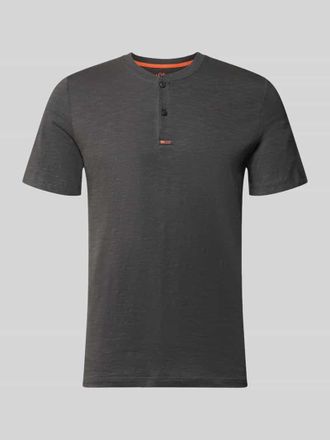 s.Oliver Red Label Regular Fit T-Shirt aus reiner Baumwolle in Anthrazit, Gr&ouml;&szlig;e XXXL