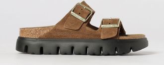 Birkenstock Sandalo Arizona PAP Flex Platform in camoscio